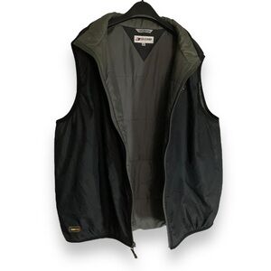 Vintage Tommy Hilfiger | Zip-up & Padded Athletic Nylon Vest | Size: Large